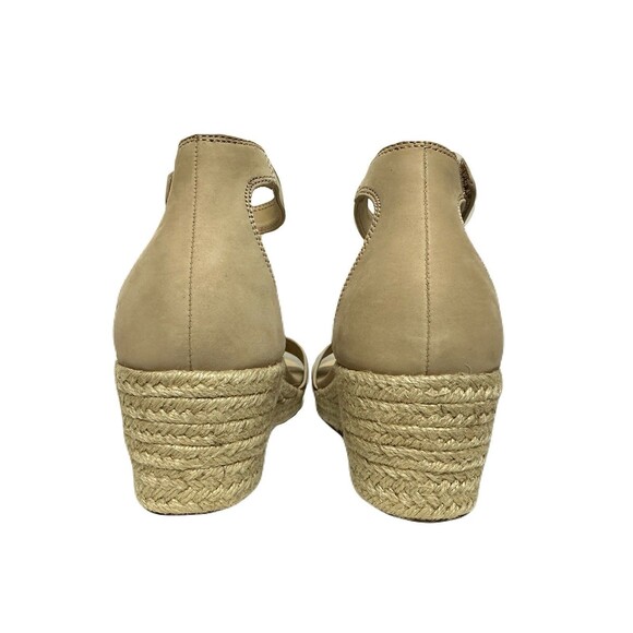 NEW ABEO Womens Size 7 Riviera Ankle Wedge Sandal w Metatarsal Pad Sand Nubuck - Picture 6 of 10